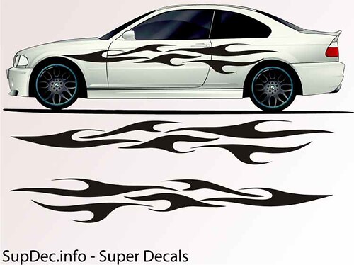Vinyl Auto Body Graphics EXTERIOR OUTSIDE Decal sticker B739