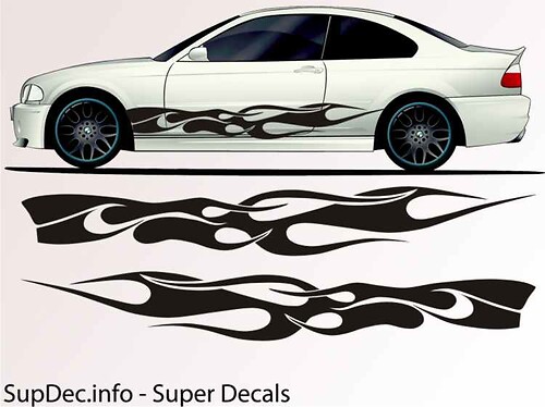 Vinyl Auto Body Graphics EXTERIOR OUTSIDE Decal sticker B754