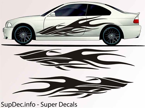 Vinyl Auto Body Graphics EXTERIOR OUTSIDE Decal sticker B763