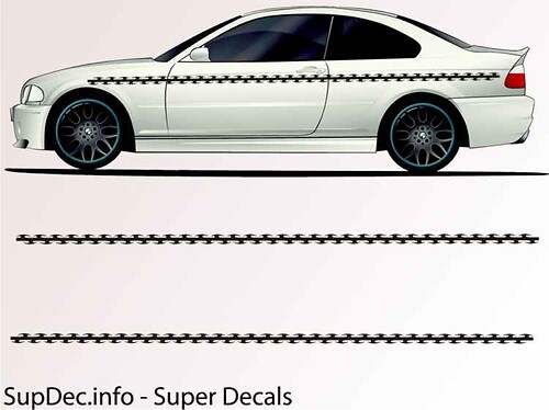 Vinyl Auto Body Graphics EXTERIOR OUTSIDE Decal sticker B794