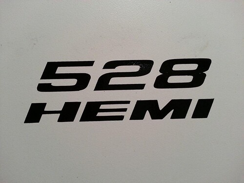 528 Hemi Sticker Decal ** Dodge Challenger 426 Charger Chrysler Magnum Mopar Plymouth Cuda