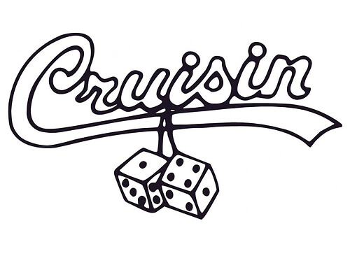 CRUISIN 0365 ଆତ୍ମଆଧୀନ ଭିନ୍ୟଲ ଷ୍ଟିକର ଡିକାଲ୍‌
