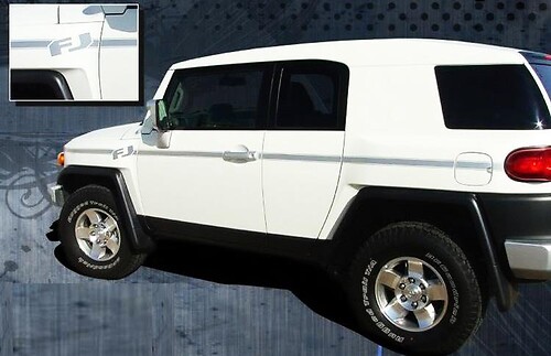 Toyota FJ Cruiser Stripes fits to 2009 2010 2010 2012 years