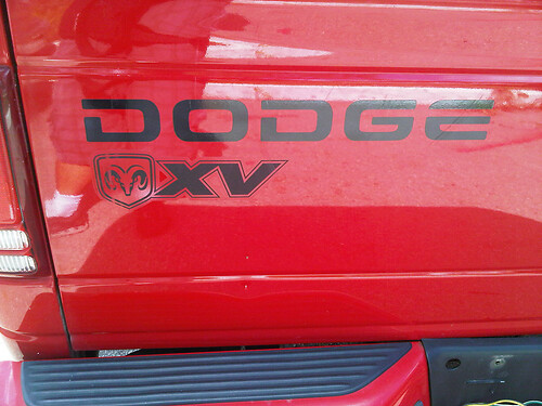 Dodge Dakota XV RAM TRUCK Vinyl Decal Stickers
