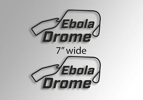 Eboladrome The Grand Tour jeremy clarkson james may and richard hammond new show logo window side decal sticker vinyl
