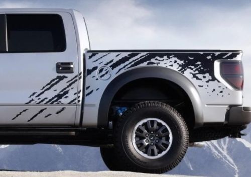 F-150 Ford Raptor Svt Դիջիտալ Mud Splash Դեկալ Graphics Decals Stickers Chatter
