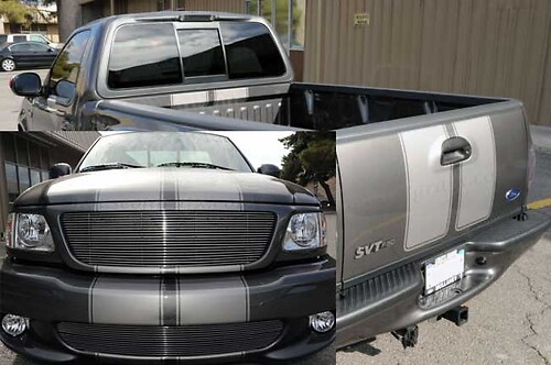 F-150 Ford Raptor Svt Ford F-150 Racing Stripes Decal Graphics Decals Stickers Chatter
