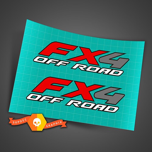 FX4 OFF ROAD Sticker Decal