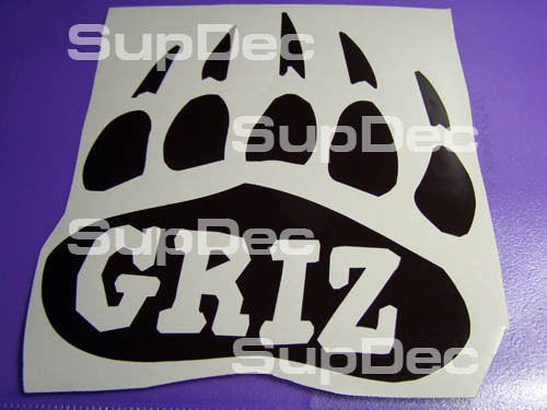 GRIZ Grizzly Bear Vinyl Sticker Decal
