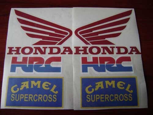honda hrc camel red Sticker Decal
