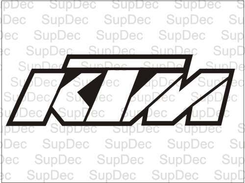 KTM  Vinyl  Sticker Decal #1