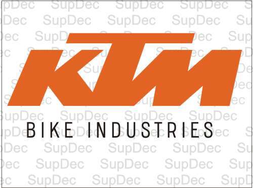 KTM bike industries Vinyl  Sticker Decal #1