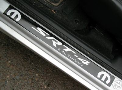 2 Kick plate door sill vinyl Stickers Decals decal graphic fits Neon SRT-4