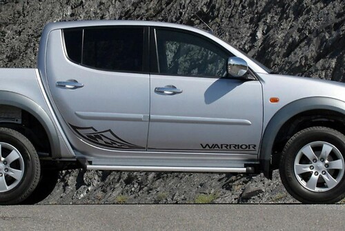 Mitsubishi L200 Warrior kamban Sticker Decal graphics
