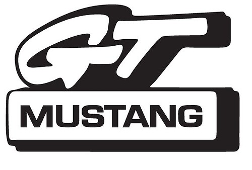 Mustang GT Decal Sticker #4
