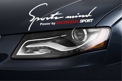 2 Sports Mind Power by HONDA SPORT Accord Civic S2000 Sticker Decal