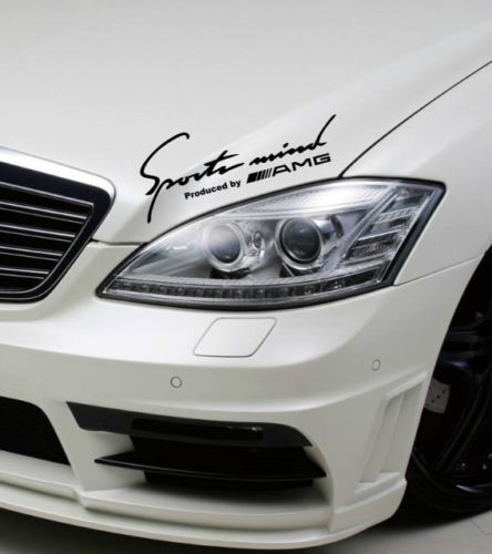 2 Sports Mind Produced by AMG Mercedes Benz clk63 Sticker Decal