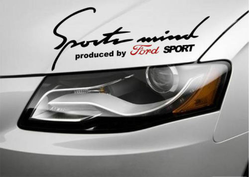 2 Sports Mind Produced by FORD Mustang Focus F150 Sticker Decal