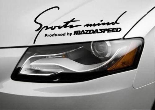 2 Sports Mind Produced by MAZDASPEED 3 5 6 RX8 Mazda Sticker Decal stick