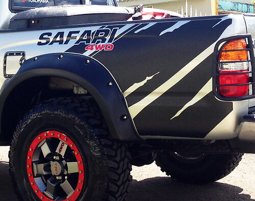 Toyota Tacoma Safari 4wd Stripes Graphics Stickers Decals Vinyl Safari