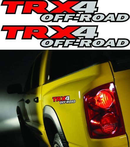 2 - TRX4 OFFROAD TRUCK 4x4 DECALS STICKER DECAL DAKOTA