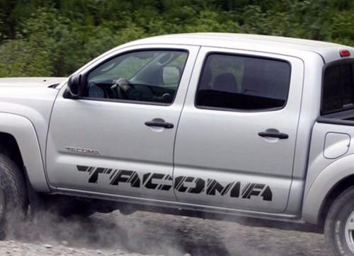 Toyota-TACOMA-2016-TRD-sport-side-stripe-graphics-Sticker Decal-Wild-Style
