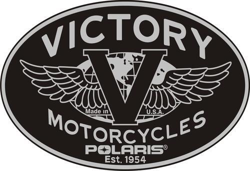 Victory Motorcycles Polaris ବହୁତ ବଡ଼ ଷ୍ଟିକର ଡିକାଲ୍‌
