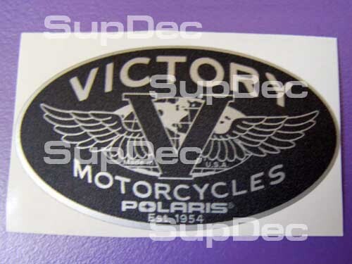 Victory  silver 2 Stickers Decals