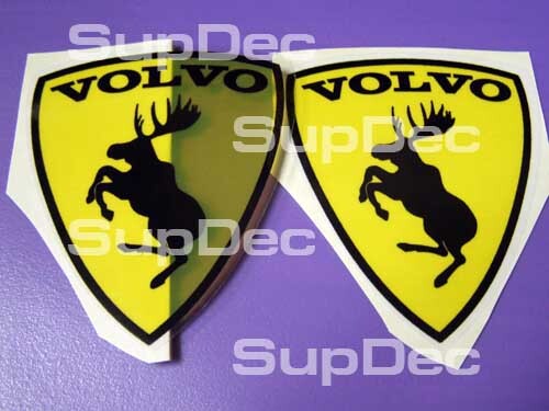 Volvo emblem 2 DECALS STICKERS transparency
