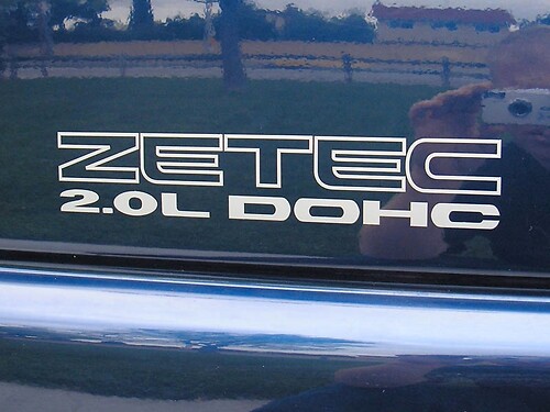 2 ZETEC 2.0L DOHC Emblem Stickers Decals 1997-2002 Ford Escort ZX2 97-02