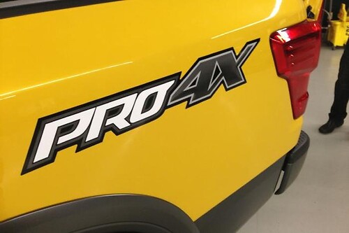 pair 2016 Nissan Titan pro 4x vinyl decal sticker supdec