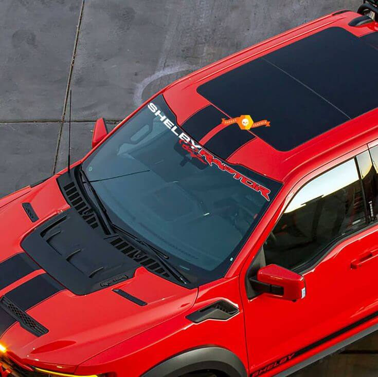 Windshield Baner Ford F-150 Raptor Shelby Raptor Baja Edition